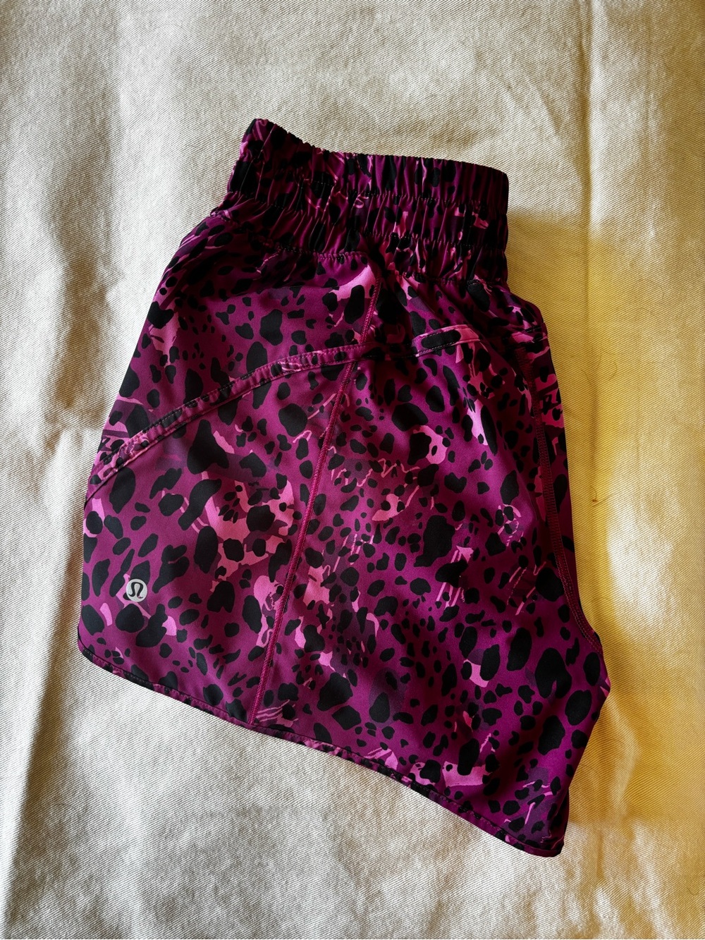 lululemon athletica Purple and Black Leopard Print Athletic Skirt